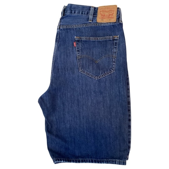 Levi’s 469 Men’s Straight Denim Jean Shorts Size 40 Red Tab - Picture 1 of 6